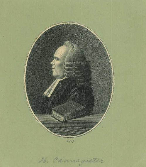 Portrait of Hermanus Cannegieter, Antiek en Kunst, Kunst | Etsen en Gravures
