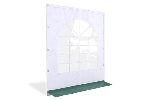 Partytent zijwand met raam | 2m breed | 2m hoog | PVC, Doe-het-zelf en Verbouw, Zeil en Folie, Zeil, Nieuw, Verzenden
