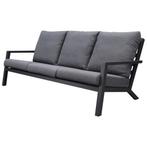 Showroommodel Malaga 3-zitsbank aluminium antraciet, Tuin en Terras, Tuinsets en Loungesets, Ophalen of Verzenden, Nieuw