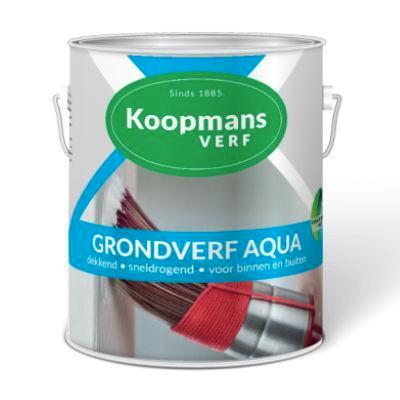 Koopmans Grondverf Aqua 2,5L, Doe-het-zelf en Verbouw, Verf, Beits en Lak, Nieuw, Verzenden