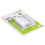 Kabelhouder | Goobay | 5 sleuven (2 stuks, Ø 7.09 mm, Wit), Doe-het-zelf en Verbouw, Elektra en Kabels, Verzenden, Nieuw