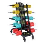 LMX1143 Pump rack. For max. 30 sets (black), Sport en Fitness, Nieuw, Verzenden