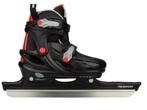 Nijdam Norenschaats - Verstelbaar - Hardboot - Zwart/Rood -, Sport en Fitness, Schaatsen, Verzenden, Zo goed als nieuw, Nijdam