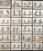 Jacques Callot (1592-1635), da - Balli di Sfessania, Antiek en Kunst