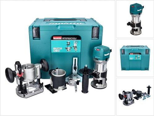 Makita Rt0702cx2j Freesmachine Zilver One Size / EU Plug, Huis en Inrichting, Woonaccessoires | Overige, Zo goed als nieuw, Verzenden