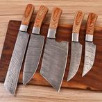 Keukenmes - Chefs knife - Gevouwen staal, Pakka hout -