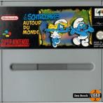 De Smurfen ontdekken de wereld - SNES Game(losse cassette), Zo goed als nieuw, Verzenden