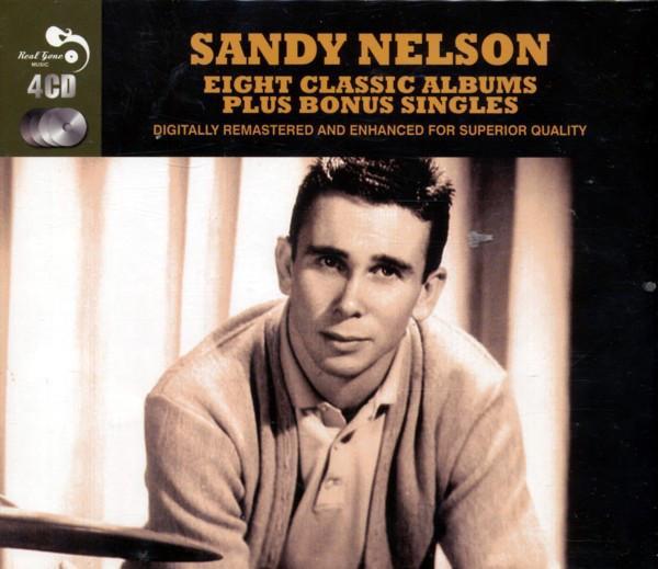 cd - Sandy Nelson - Eight Classic Albums Plus Bonus Singles, Cd's en Dvd's, Cd's | Overige Cd's, Zo goed als nieuw, Verzenden