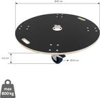 Meubelroller - Transportroller - Met remmen - Ø87 cm - tot 8, Doe-het-zelf en Verbouw, Verzenden, Zo goed als nieuw