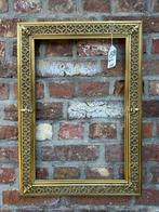 Antieke BRONZEN Schilderijlijst met bronzen Fleurs de Lys