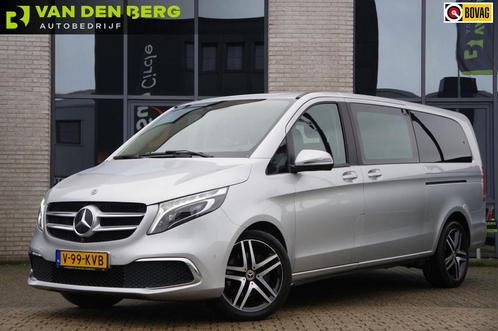 Mercedes-Benz V-Klasse 300d 4-MATIC XL DC-5P, AUT. LED, LEDE, Auto's, Bestelauto's, Dealer onderhouden, Lease, Zwart, Automaat