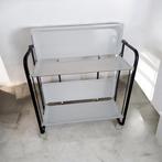 Serveerwagen - vintage - Metaal, Plastic, Roestvrij staal -