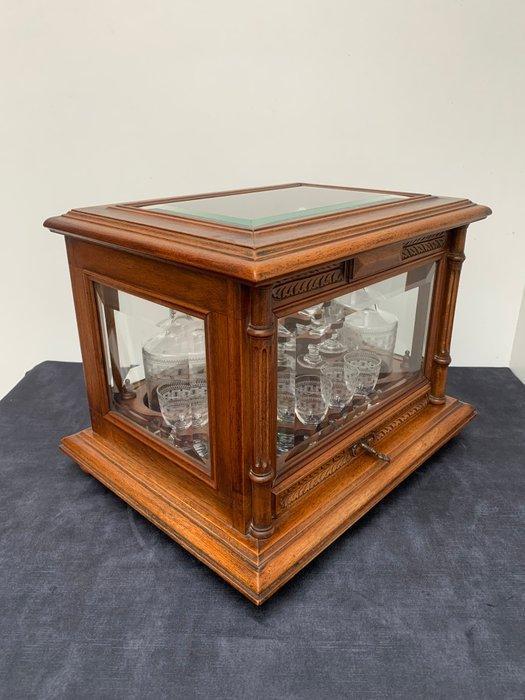 Drankkast - Walnoot - Cave à Liqueur, Antiek en Kunst, Antiek | Overige Antiek