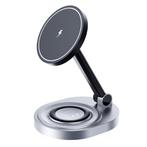 2 in 1 Magnetisch Oplaadstation - Compatibel met Apple, Verzenden, Nieuw