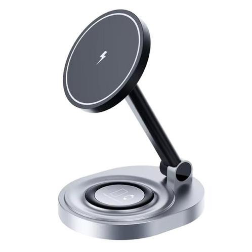 2 in 1 Magnetisch Oplaadstation - Compatibel met Apple, Telecommunicatie, Mobiele telefoons | Telefoon-opladers, Nieuw, Verzenden
