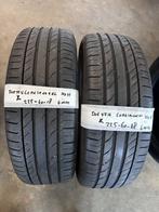 2x 225-60-18 continental zomer 6mm €60 per band 225 60 18, Auto-onderdelen, Banden en Velgen, 18 inch, Gebruikt, Band(en), Personenwagen