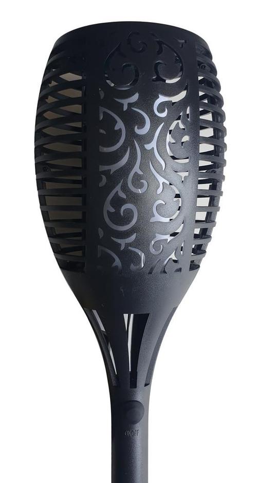 Solar vuurlamp LED | fakkel vlam simulatie | flame warmwit, Tuin en Terras, Buitenverlichting, Nieuw, Verzenden