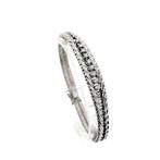Witgouden armband met diamanten 0,36 ct. | 18 cm, Gebruikt, Overige kleuren, Ophalen of Verzenden, Met edelsteen