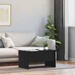 vidaXL Salontafel Zwart eiken 80 x 50,5 x 42,5 cm Bewerkt, Verzenden, Nieuw, 50 tot 100 cm, Minder dan 50 cm