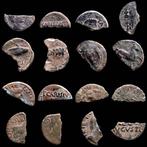 Spaans. lot comprising 8 Ibero-Roman bronzes fractions, Postzegels en Munten, Munten | Europa | Niet-Euromunten