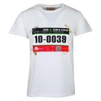 Pinko • wit shirt met marathon nummer • S, Nieuw, Pinko, Wit, Maat 36 (S)