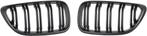 Grill Nieren BMW F22/23 M2 Look Zwart, Ophalen of Verzenden, Nieuw