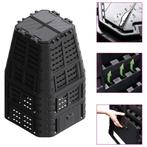 vidaXL Compostbak 1000 L 93,3x93,3x146 cm zwart, Tuin en Terras, Verzenden, Nieuw