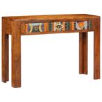 vidaXL Wandtafel 110x35x75 cm massief acaciahout, Verzenden, Nieuw, Overige houtsoorten, 100 tot 150 cm