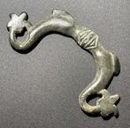 Oud-Romeins Brons Zoomorphic handvat gevormd als twee, Antiek en Kunst