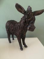 sculptuur, Donkey standing - 30 cm - Brons, Antiek en Kunst
