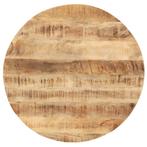 vidaXL Tafelblad rond 25-27 mm 70 cm massief mangohout, Verzenden, Nieuw