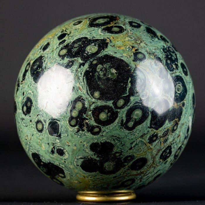 Topkwaliteit Kambaba Jaspis Bol - Hoogte: 119 mm - Breedte:, Verzamelen, Mineralen en Fossielen