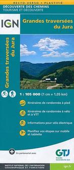 Wandelkaart GR 5 Grandes traversees du Jura | IGN, Boeken, Atlassen en Landkaarten, Nieuw, Verzenden