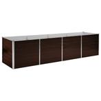 Plantenbak Gegalvaniseerd Bruin 320cm | retourdeal, Tuin en Terras, Bloembakken en Plantenbakken, 100 cm of meer, Nieuw, Ophalen of Verzenden