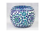 Waxinelichthouder Blauw - 14cm, Ophalen of Verzenden, Nieuw