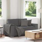 vidaXL Loveseat bank 120 cm corduroy stof donkergrijs, Verzenden, Nieuw, Stof