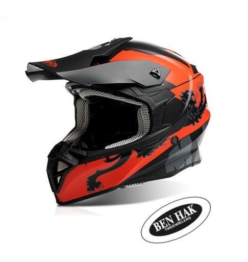 HELM MALOSSI PREMIER|OFFICIAL CROSS|HM2 M=57/ 58cm Rood/zw, Fietsen en Brommers, Brommeronderdelen | Scooters, Nieuw, Ophalen of Verzenden