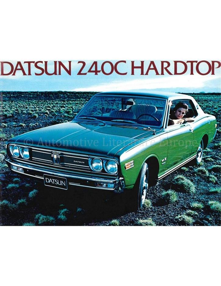 1971 DATSUN 240C HARDTOP BROCHURE NEDERLANDS, Boeken, Auto's | Folders en Tijdschriften
