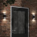 vidaXL Buitenwandlamp gegoten aluminium zwart, Verzenden, Nieuw