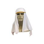 Witte Arabieren carnaval/verkleed hoofddoek - 1001 nacht h.., Nieuw, Ophalen of Verzenden