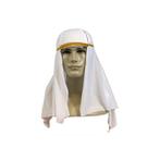 Witte Arabieren carnaval/verkleed hoofddoek - 1001 nacht h.., Ophalen of Verzenden, Nieuw