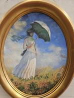 Scuola europea (XX), da Monet - Donne con lombrello, Antiek en Kunst