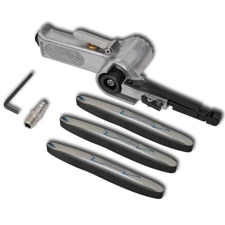 vidaXL Luchtdruk/pneumatische schuurmachine met 3 banden, Doe-het-zelf en Verbouw, Gereedschap | Handgereedschap, Nieuw, Verzenden