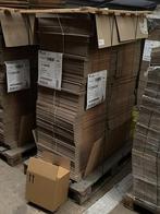 Pallet ca. 360 verzenddozen 30x23x27cm dubbelgolf, bruin