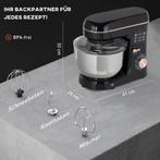 TRUUSK Keukenmachine 5,5L RVS Kom 1400W - 6+P Snelheid - Met, Huis en Inrichting, Verzenden, Nieuw