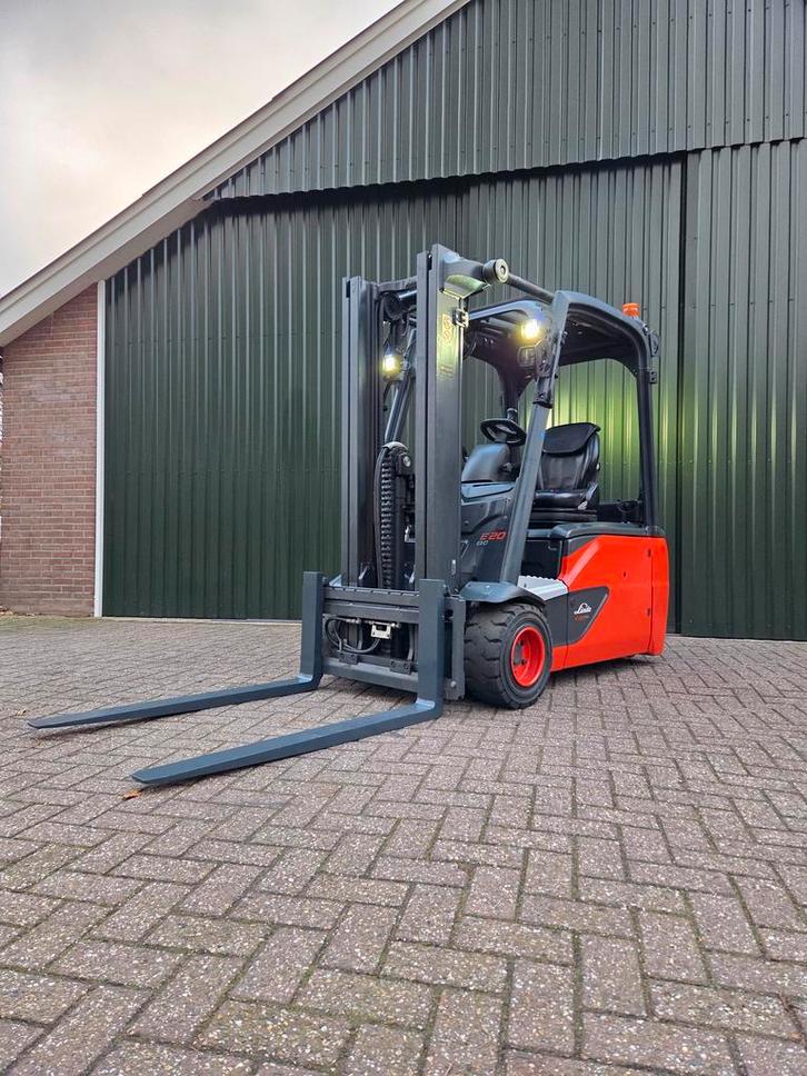 Linde E20 Elektrische Heftruck BJ 2020 Triplex 3700uur Shift, Zakelijke goederen, Machines en Bouw | Heftrucks en Intern transport