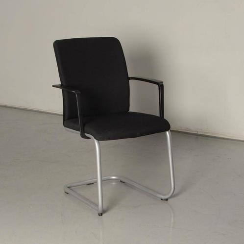 Steelcase vergaderstoel, zwart, sledeframe, Huis en Inrichting, Stoelen, Ophalen of Verzenden