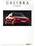 1992 OPEL CALIBRA TURBO BROCHURE NEDERLANDS, Boeken, Auto's | Folders en Tijdschriften, Nieuw, Author, Opel