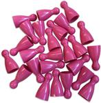 Plastic Spel Pionnen 12x24mm Roze (100 stuks) | Spellenrijk, Nieuw, Verzenden