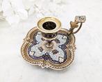 Magnifique Bougeoir cloisonné - Taperstick (kleine blaker, Antiek en Kunst